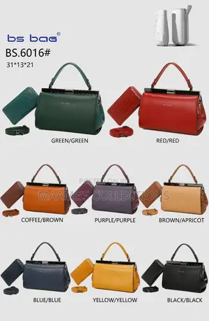 Quality Bs Bag Top-Handle Women’S Handbag With Purse and Long Strap