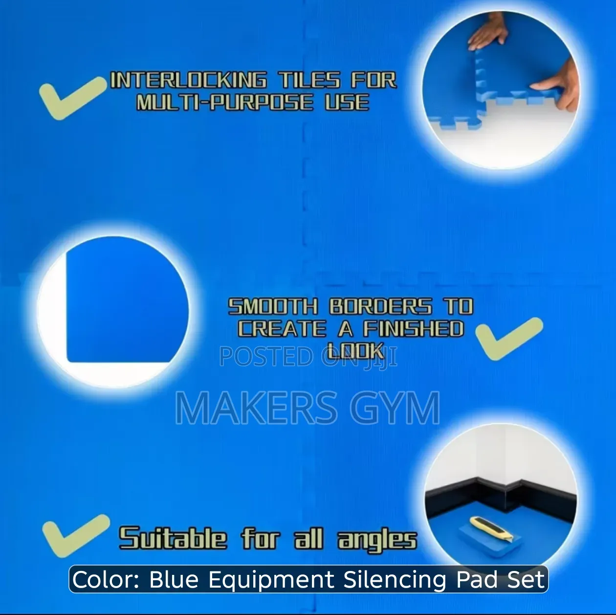 Interlocking Boxing and Marshall Arts Floor Mats