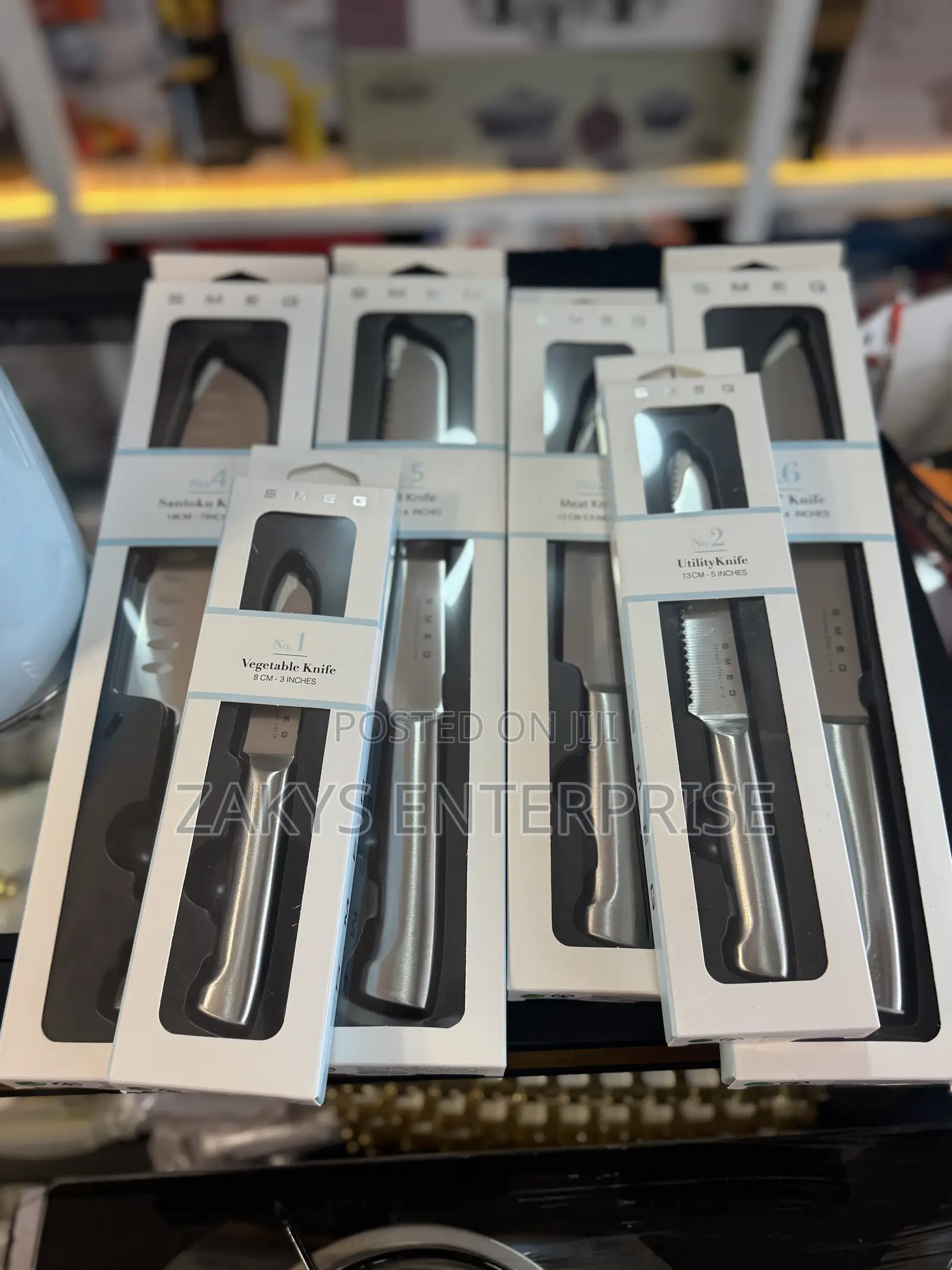Smeg Stainless Knives Set