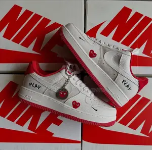 Nike Air Force 1 Custom X CDG Play – White Red