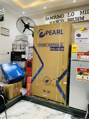 Best Quality Pearl 610l Double Door Display Fridge Cooler PVC-730-2b