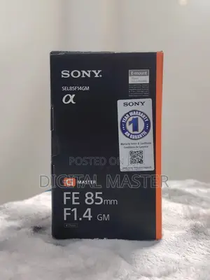Sony Fe 85mm F/1.4 Gm Lens