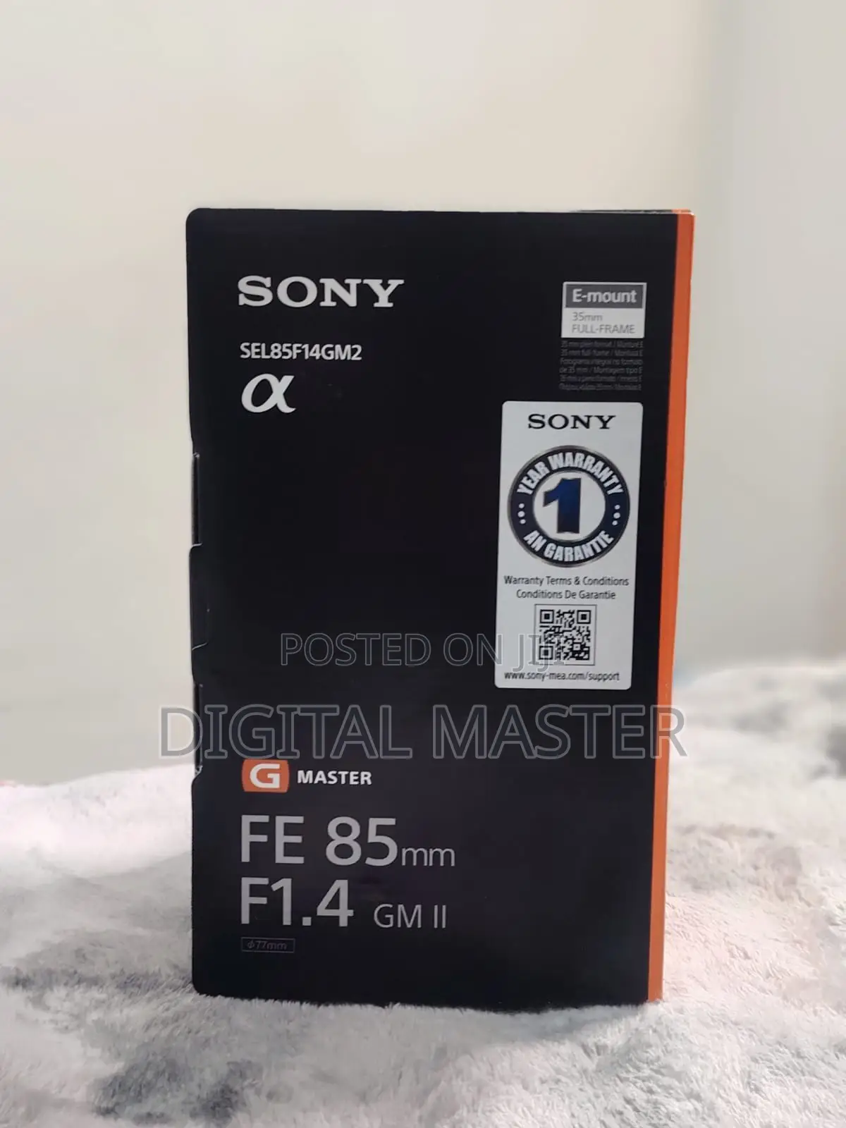 Sony Fe 85mm F/1.4 Gm Ii Lens
