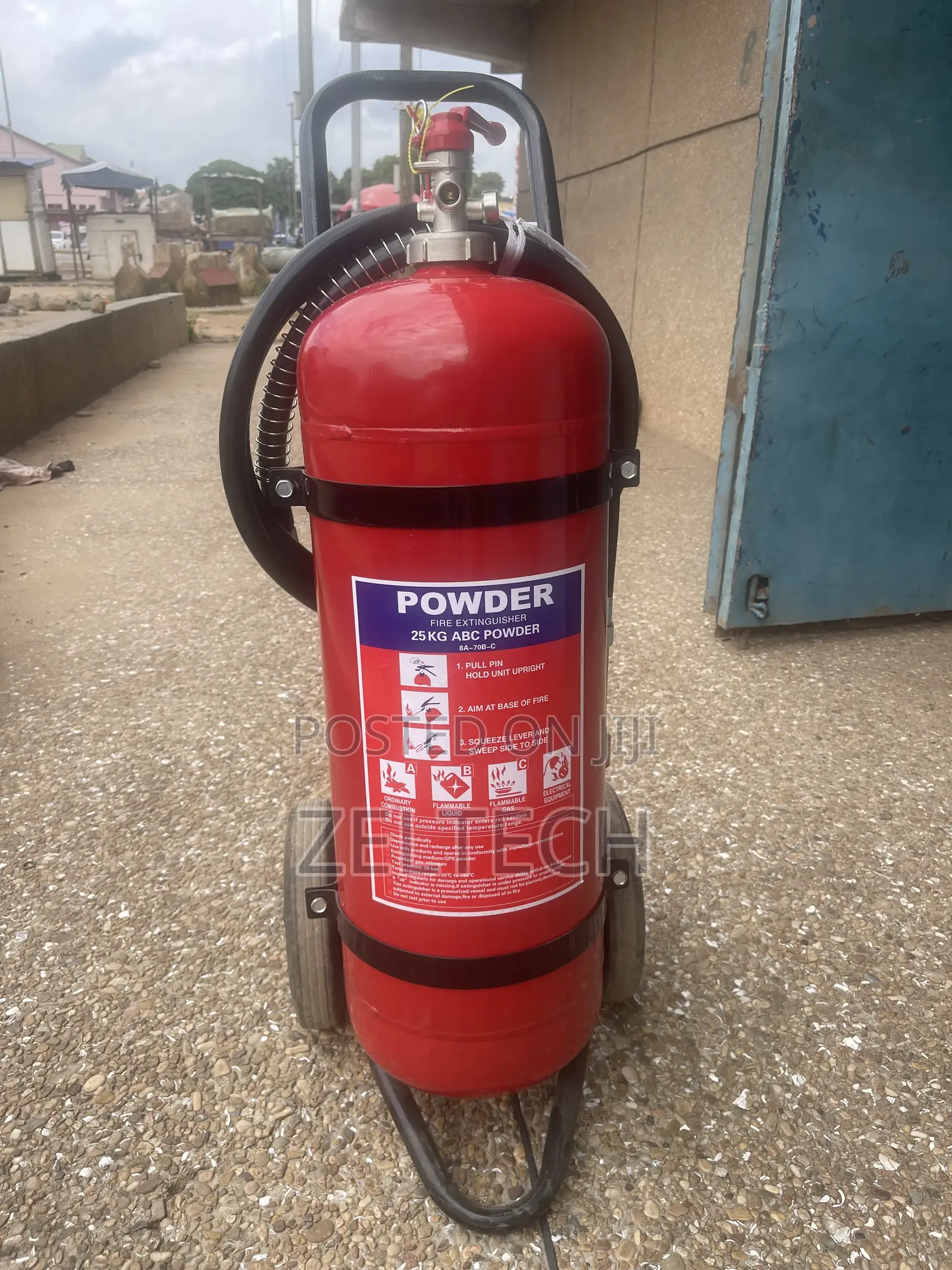 25kg Dry Powder Fire Extinguisher