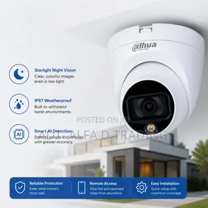 Dahua Full Color 2mp Analog Camera-hdw1209tqp-led