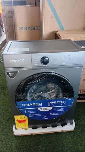 Nasco 6kg Front Load Washer – Smart Laundry Solution 6kg