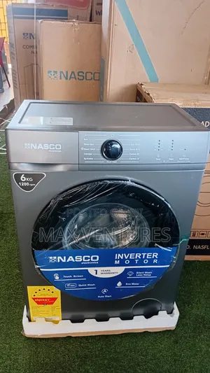 Nasco 6kg Front Load Washing Machine – Fully Automatic 6kg