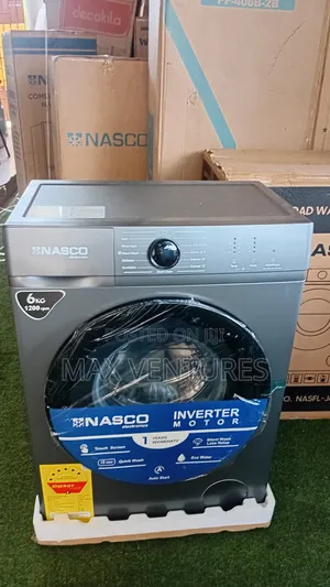 Nasco 6kg Front Load Washer – Quiet Efficient 6kg