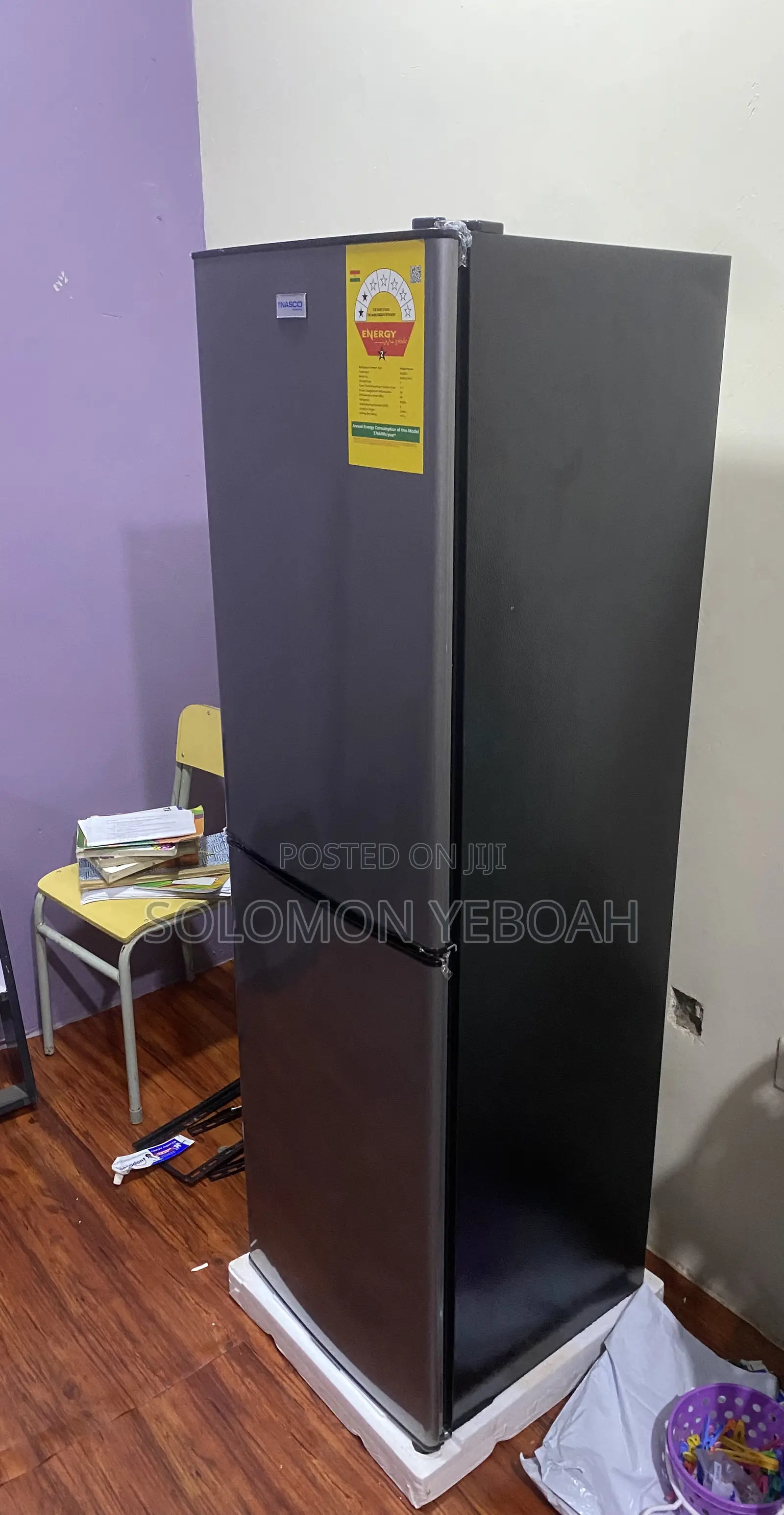 Brand New Nasco 196 Liters Refrigerator, Bottom Freezer