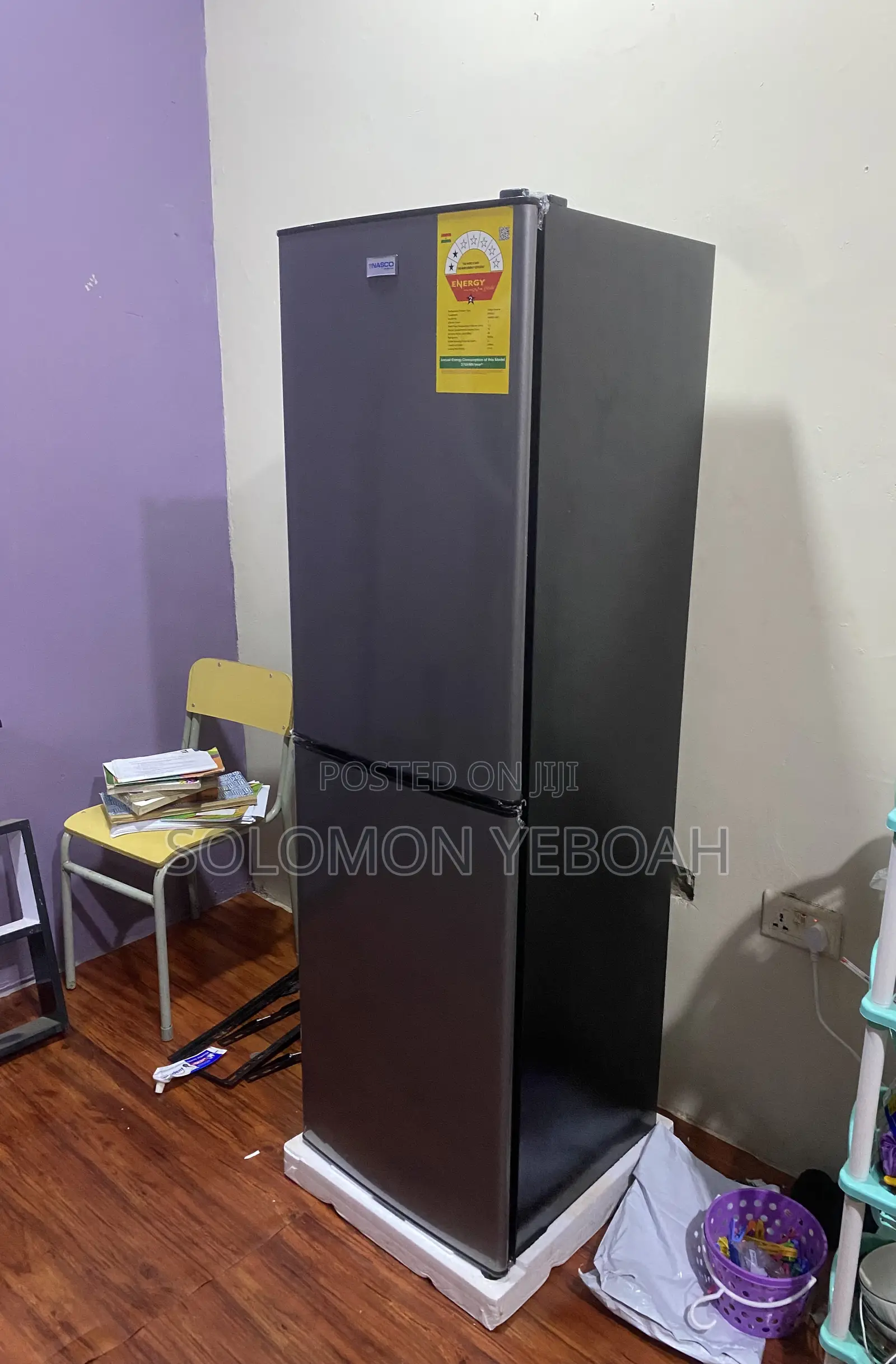 Brand New Nasco 196 Liters Refrigerator, Bottom Freezer