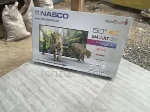 Enjoy Superior Sound Nasco 50′′ Uhd Digital Satellite Smart Tv
