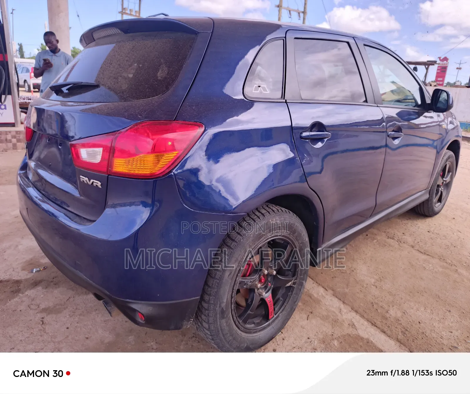 Mitsubishi Outlander ES 4dr SUV (2.4L 4cyl CVT) 2014 Blue