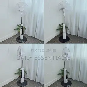 TNT Star Rechargeable Fan With 18 Speeds and Remote Control