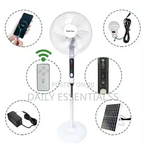 TNT Star Powerful Rechargeable Standing Fan With Timer