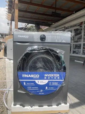 A Gentel Fabric Care Nasco 8kg Front Load Washing Machine-Nasfl-J8kg-S