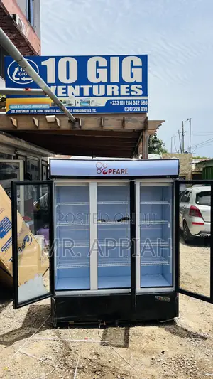 Get Affordable Pearl 3 Door Beverages Cooler(Glass Door) 