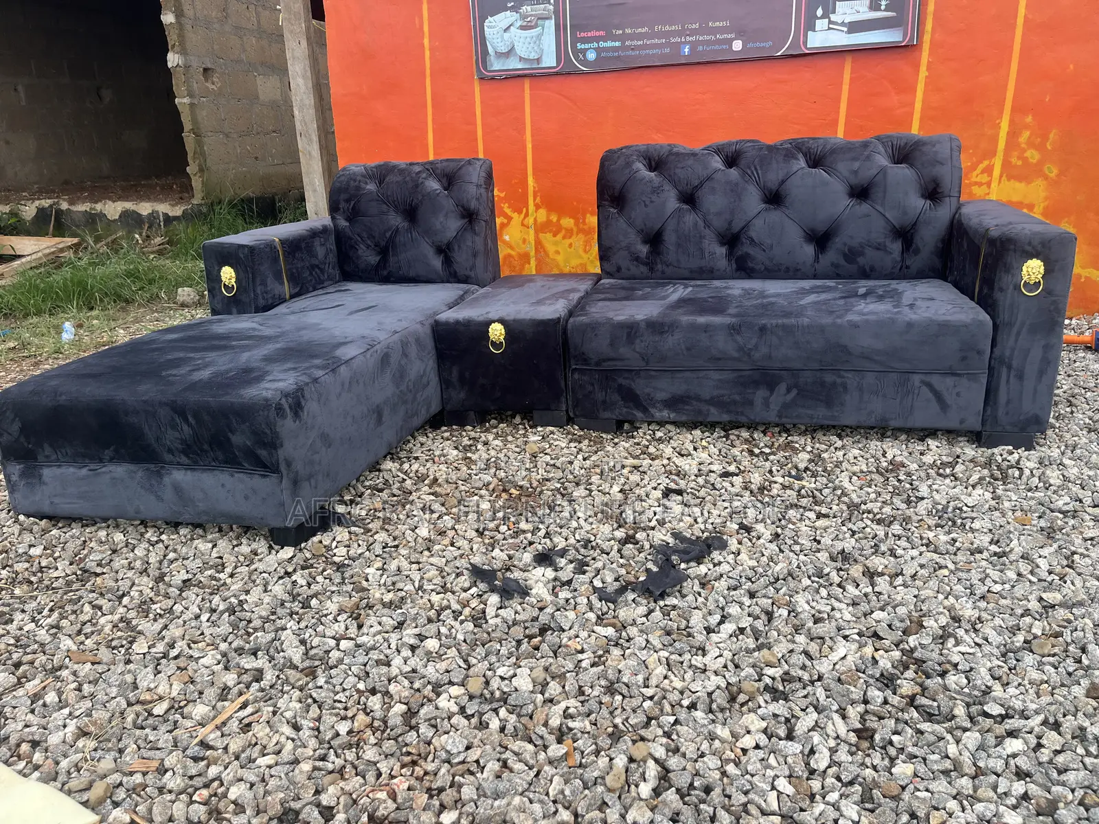 Durable Sectional Sofa Chairs Extended From Afrobae Factory
