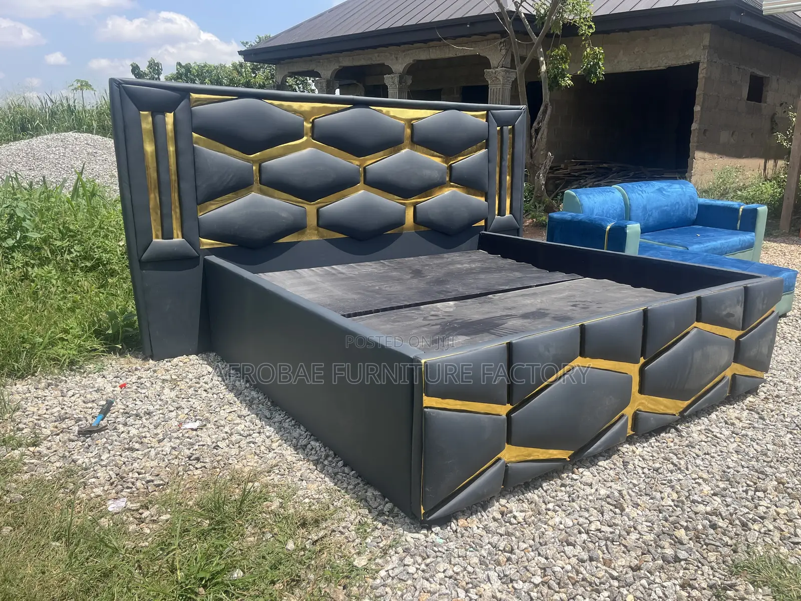 Durable Luxury Bed Frame From Afrobae Furniture Factory Direct