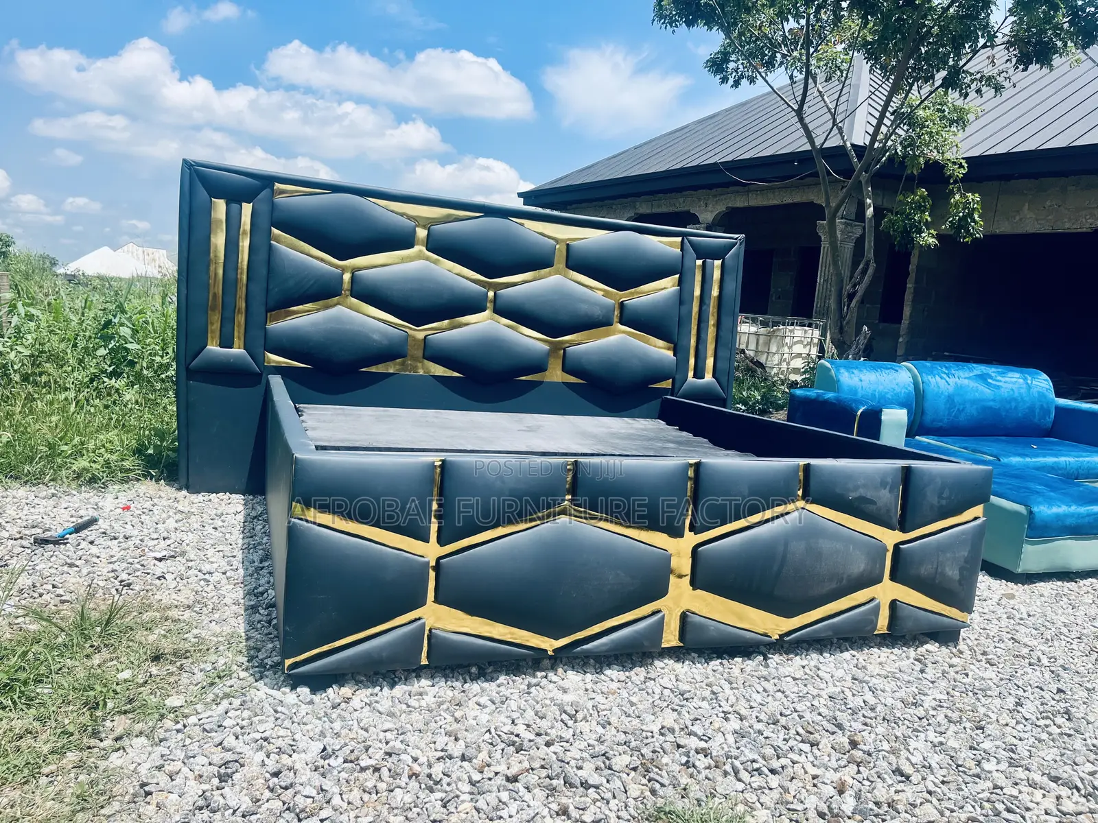 Durable Luxury Bed Frame From Afrobae Furniture Factory Direct