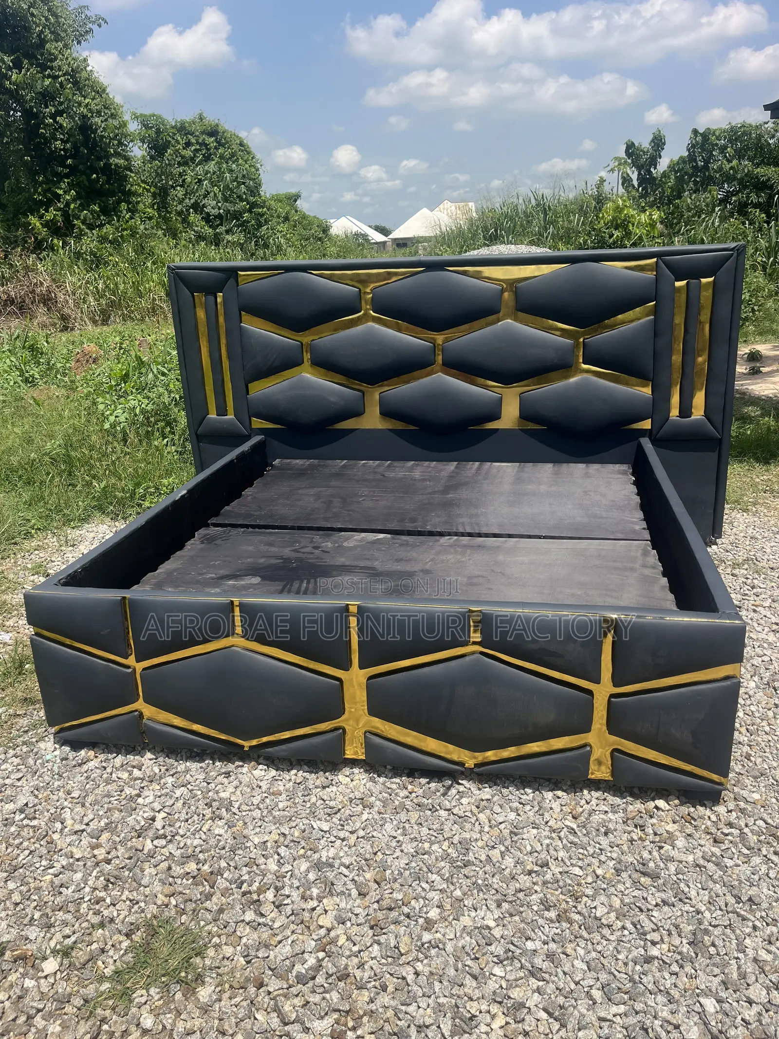 Durable Luxury Bed Frame From Afrobae Furniture Factory Direct