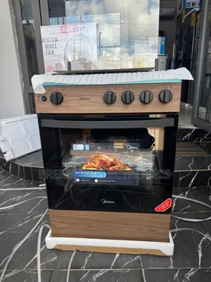 Midea 60 X 60 Cm - Inox - Special Nobs - Grill-Wood Color 4 Burner