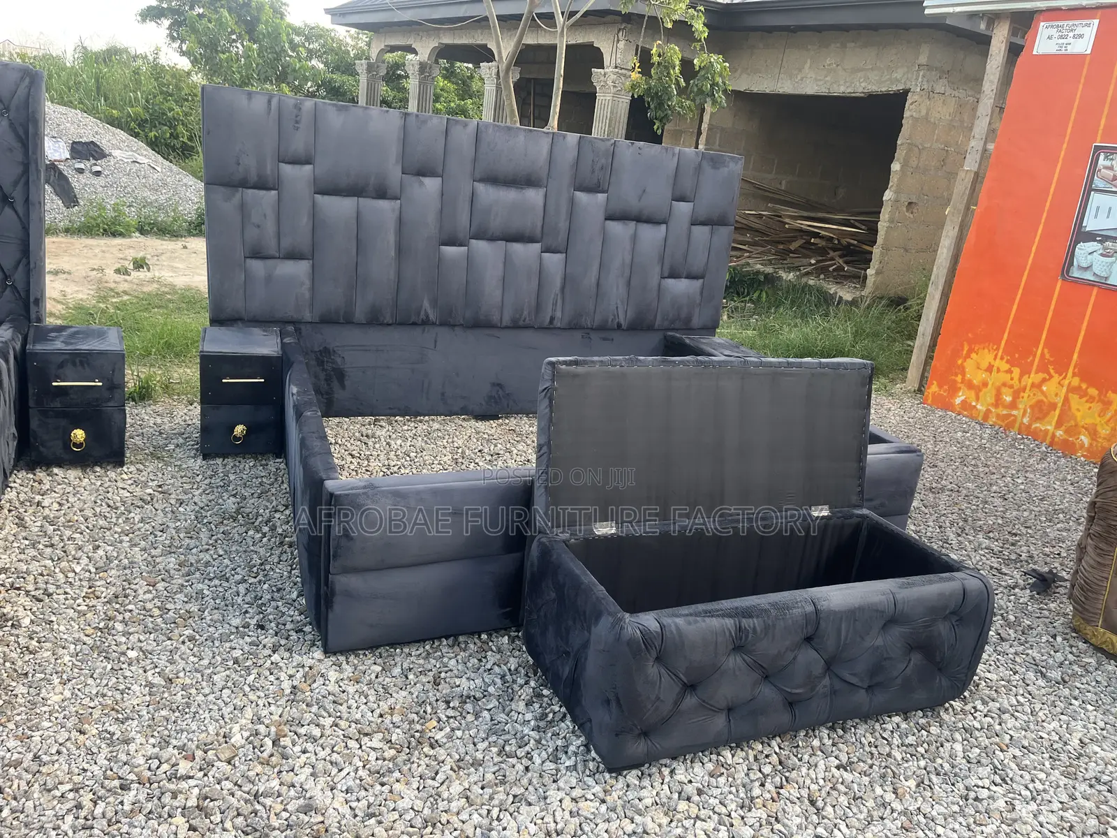 Premium King Size Bed From Afrobae Furniture Factory Direct
