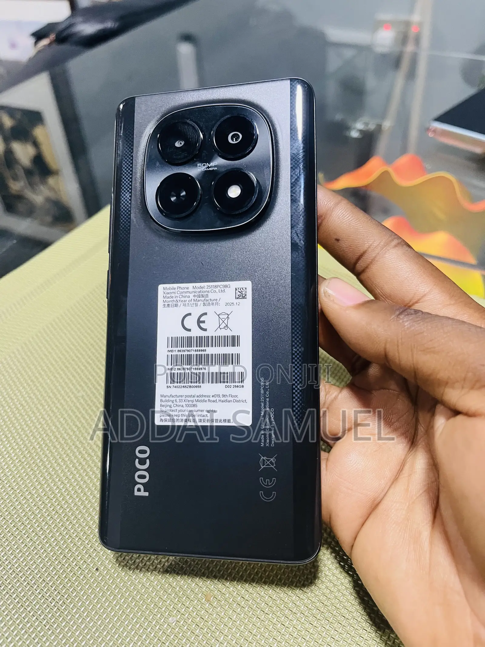 New Xiaomi Poco M8 256 GB Black