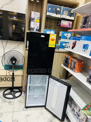 Super Classic Nasco 196l Double Door Electric Fridge(Nasd2-24)Mirror.