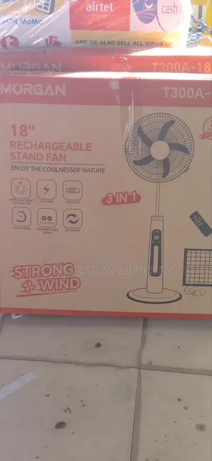 Morgan 18inches Rechargeable Fan