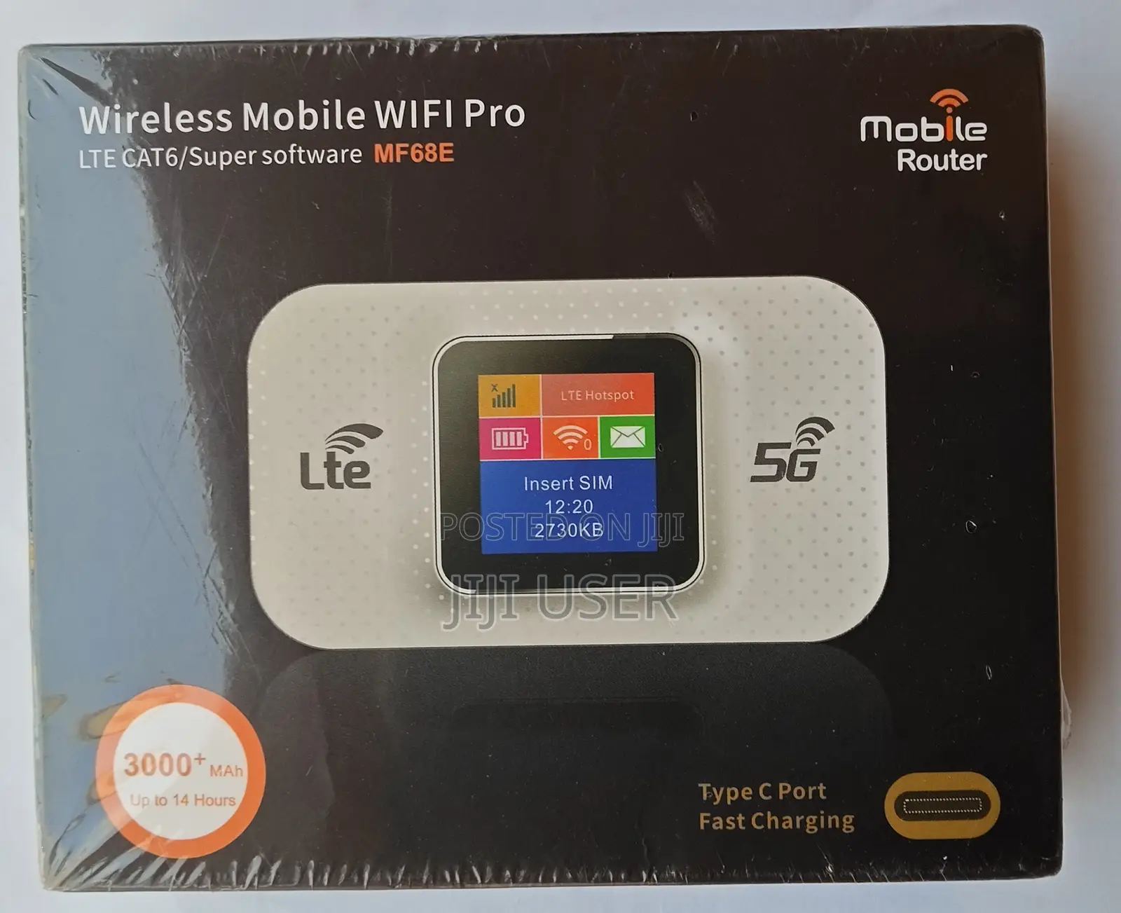4g Lte Mobile Wifi Router 300mbps High Speed Hotspot -Battery 3000mah