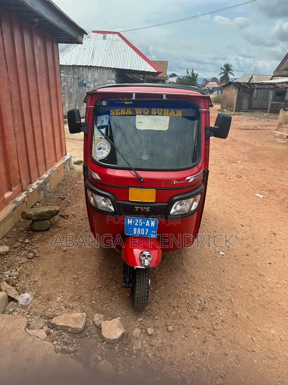 TVS King Deluxe Plus iTouch Start 2025 Red