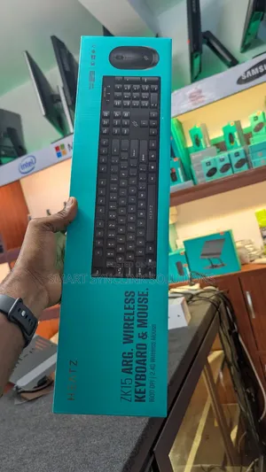 Wireless Keyboard Mouse, Heatz Zk15