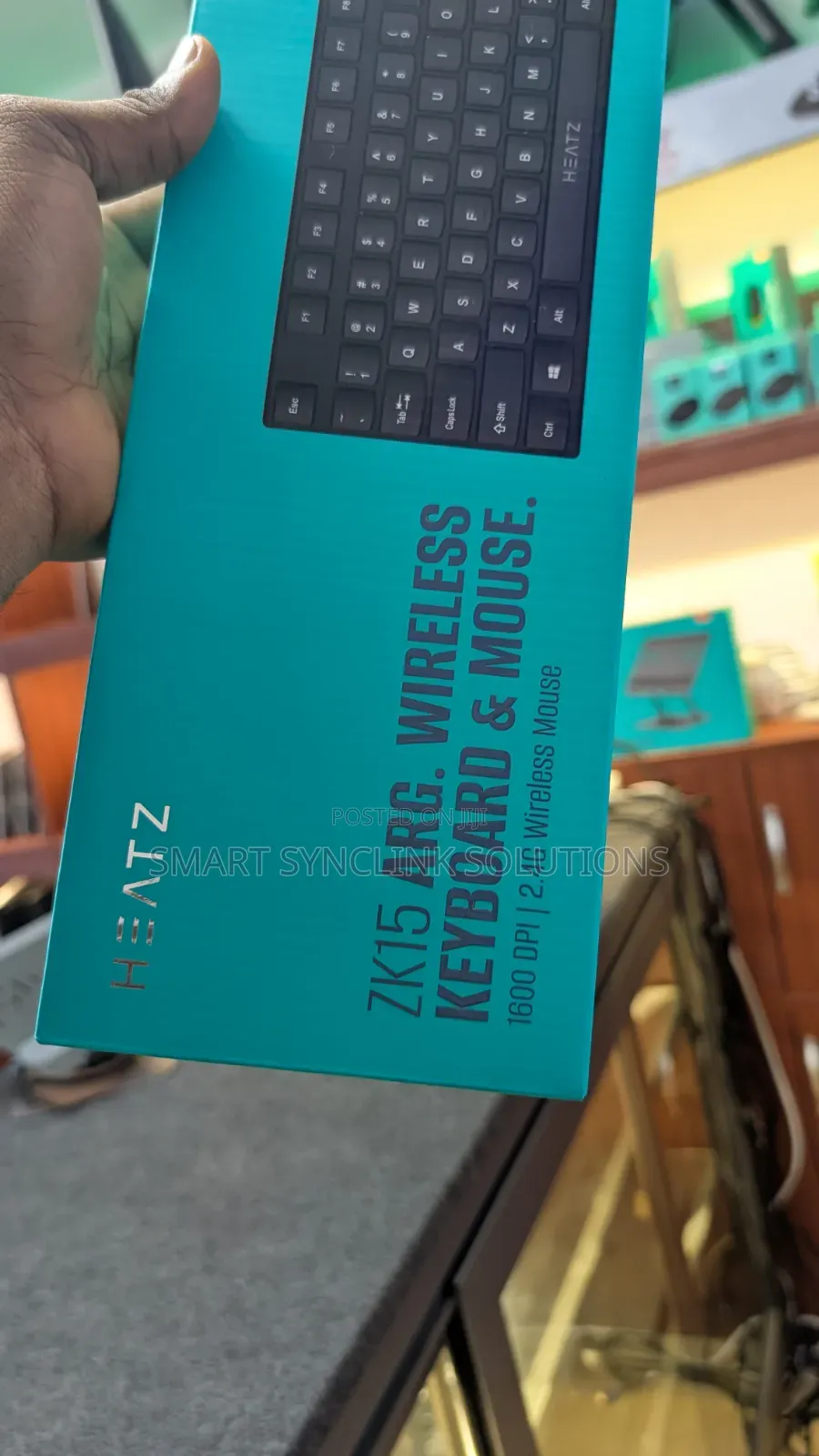 Wireless Keyboard Mouse, Heatz Zk15