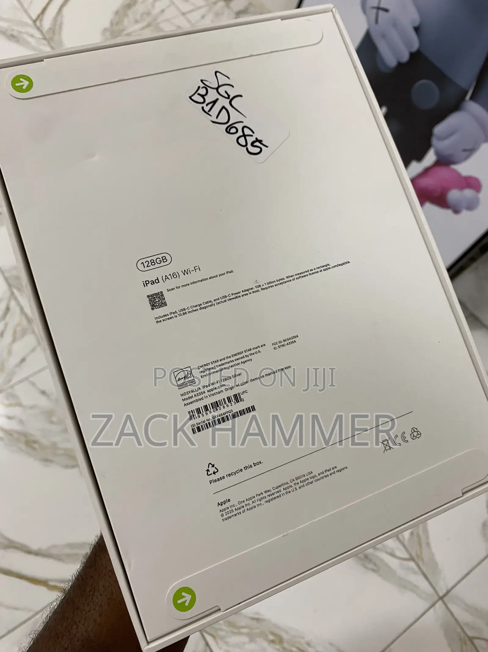 New Apple iPad (2025) 128 GB Silver