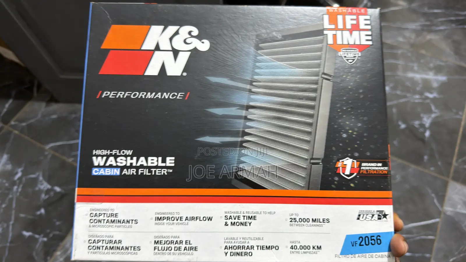 Mazda Cx-5 K N Reusable Ac Cabin Filter