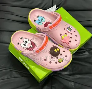 Crocs Slide Yu Purple Lemon Green