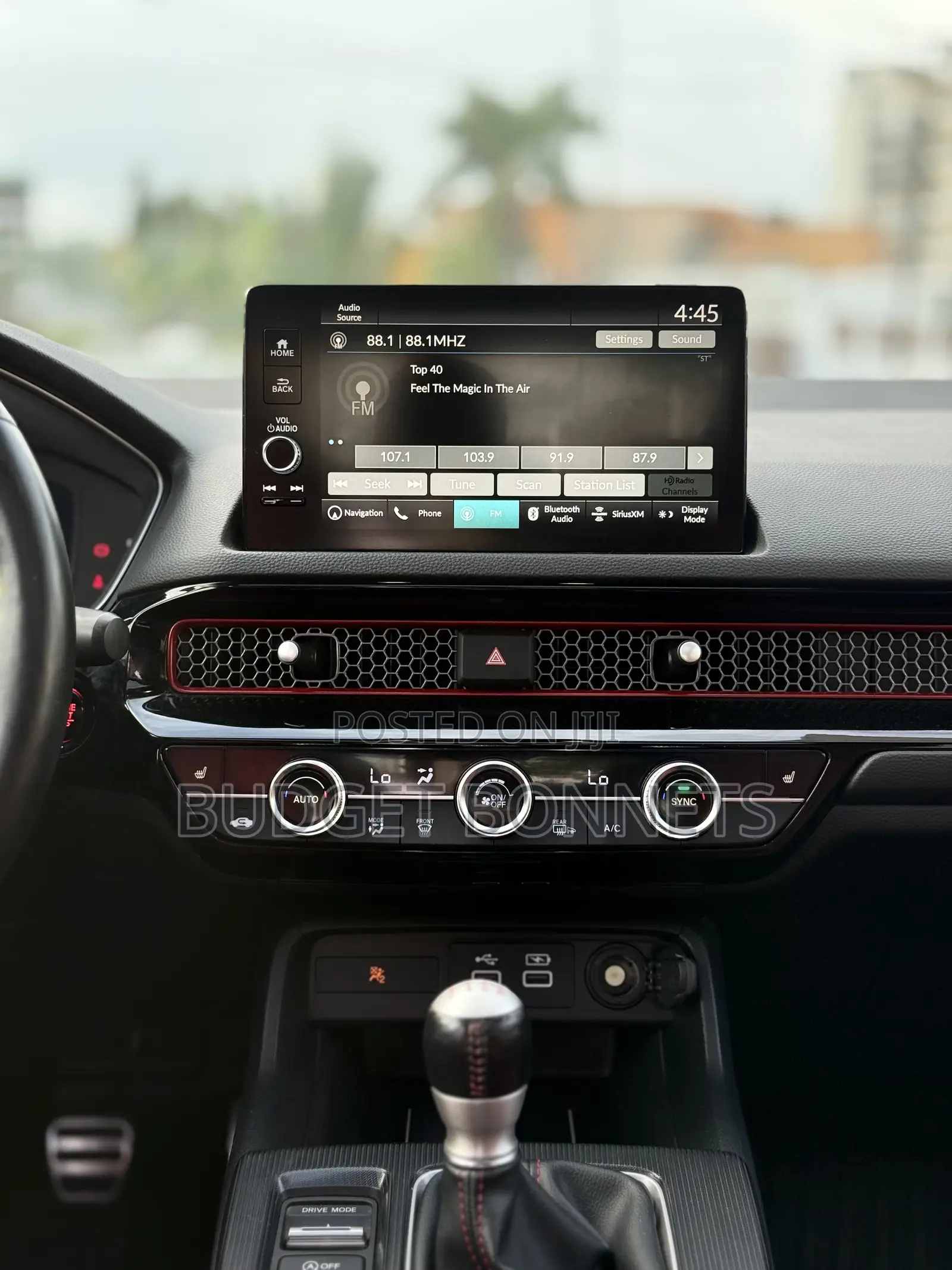 Honda Civic Sport Manual 2023 Red