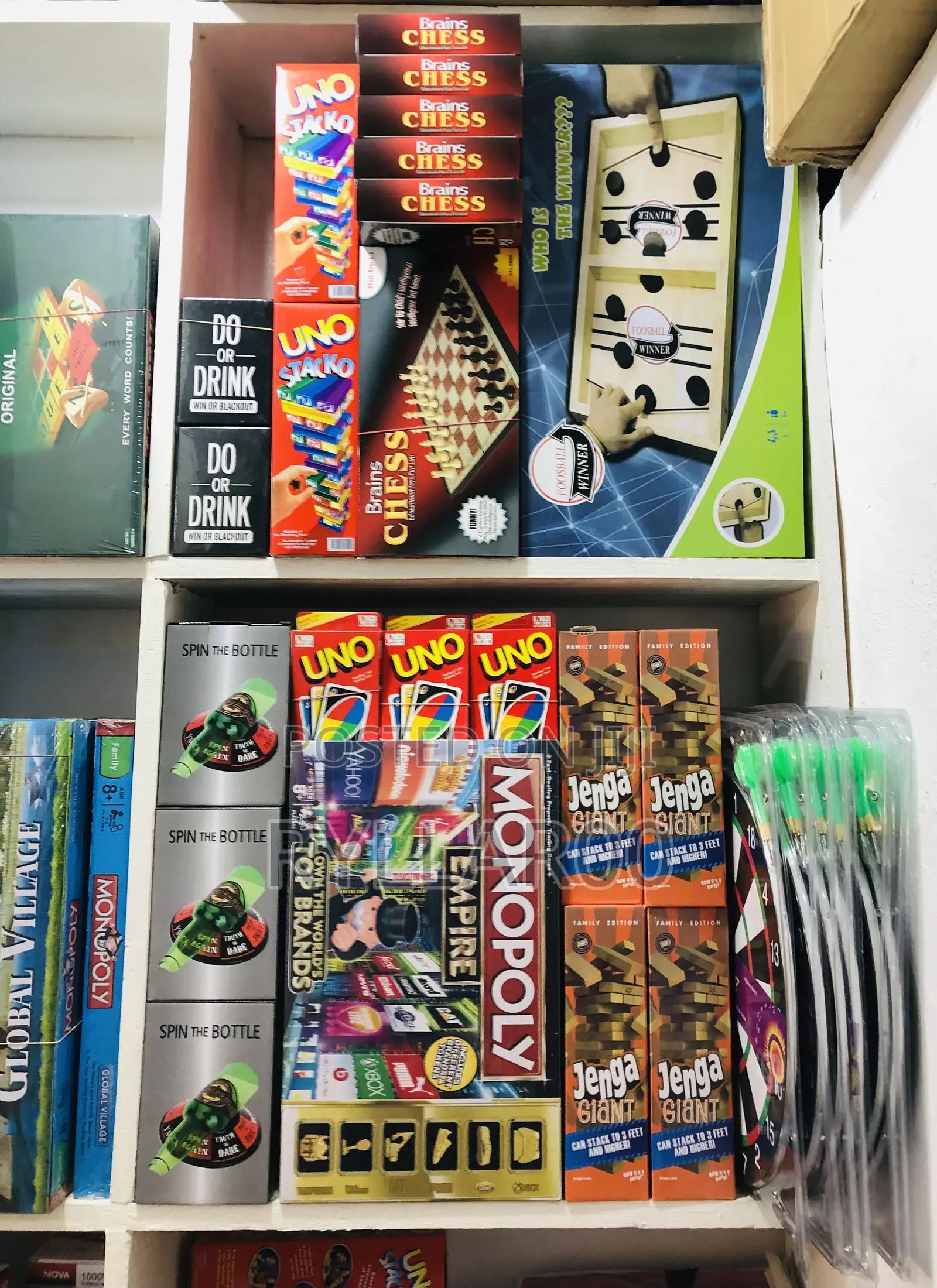 Board Games(Dart,Jenga,Do or Drink,Chess,Monopoly Scrabble)