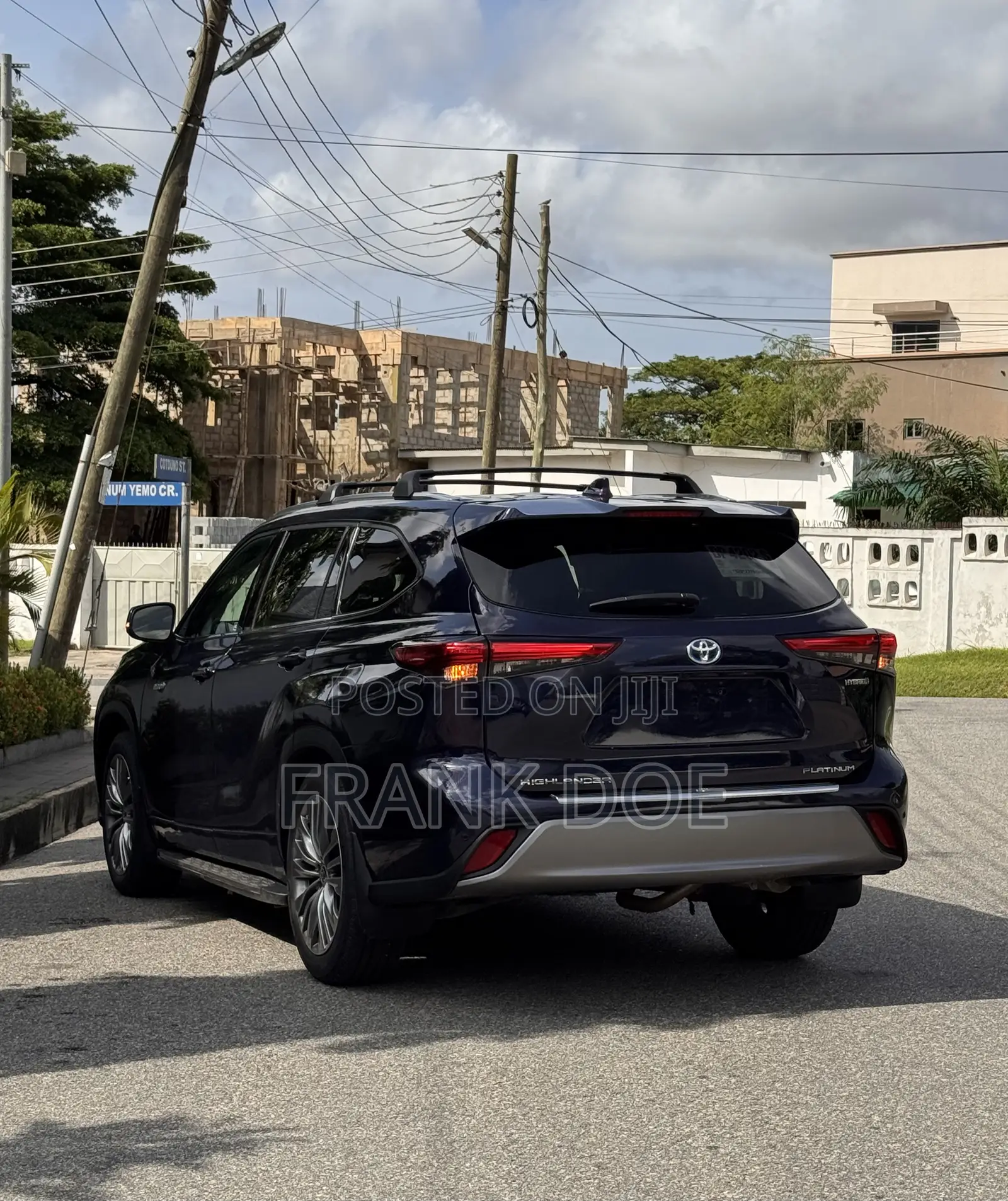 Toyota Highlander Platinum 2022 Blue