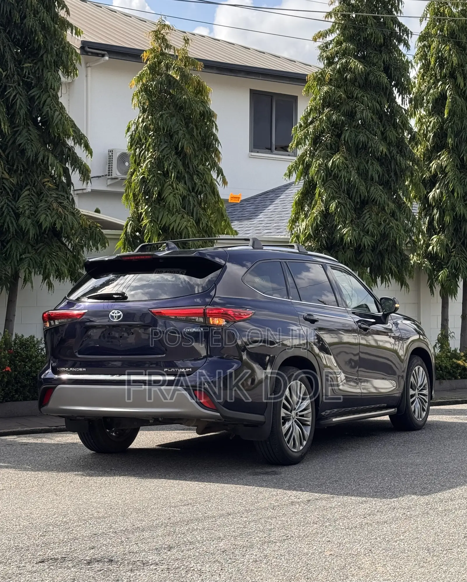 Toyota Highlander Platinum 2022 Blue