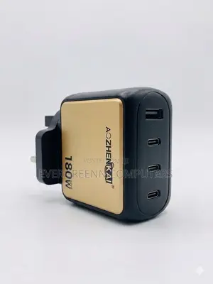 Aozhenkai 180w Gan 4-Port Super Fast Travel Charger (Brand New)