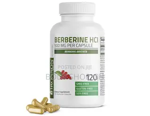 Bronson Berberine as Berberine Hci Berberis Aristata 500mg - 120 Caps
