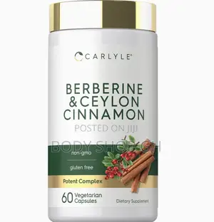 Carlyle Berberine With Ceylon Cinnamon | 60 Capsules |