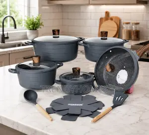 15 Pcs Double Bottom Cookware
