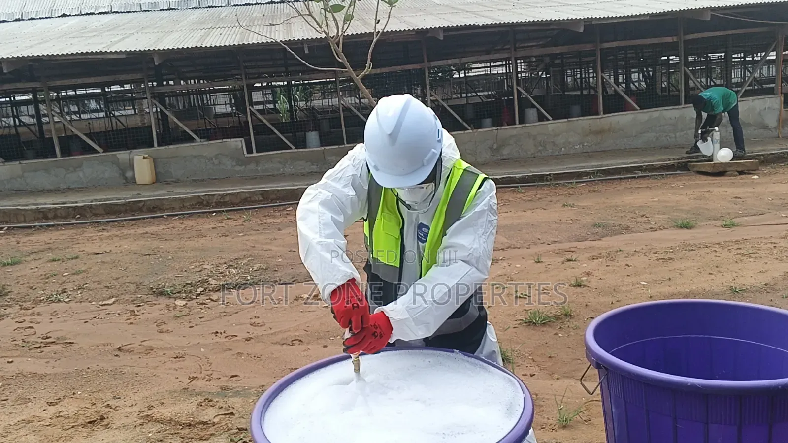 Poultry Farms Disinfection With Cleantex
