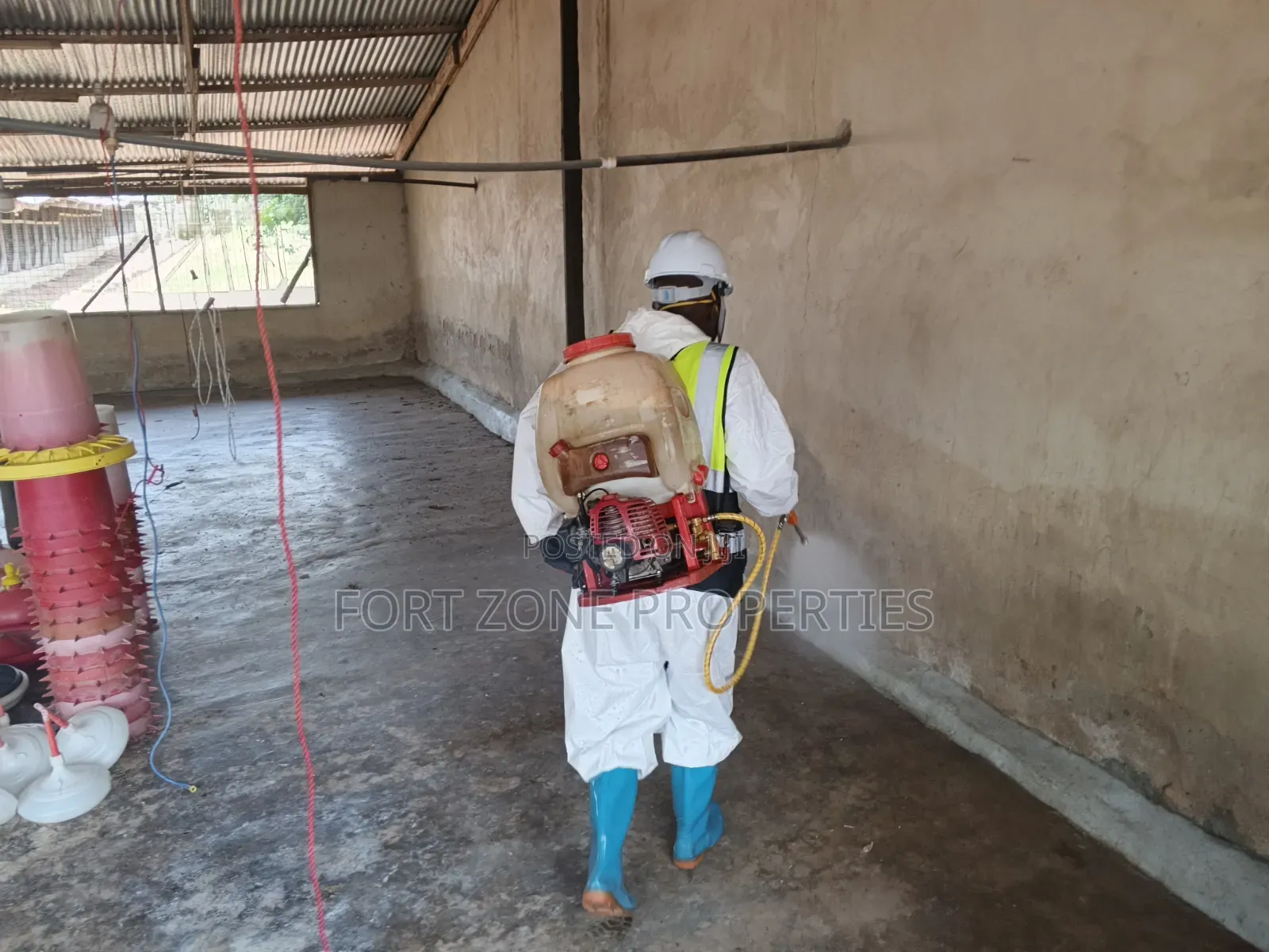 Poultry Farms Disinfection With Cleantex