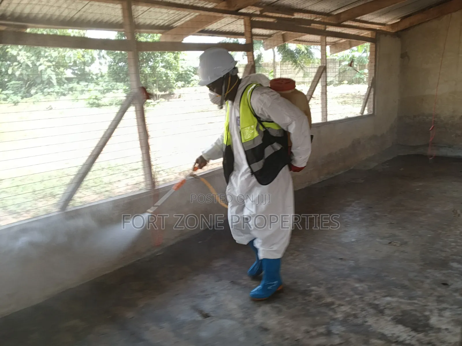 Poultry Farms Disinfection With Cleantex