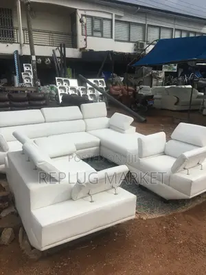 White Dove Leather Sofa Set