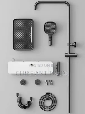 Digital 4 Flow Telephone Shower. Hot and Cold 8039