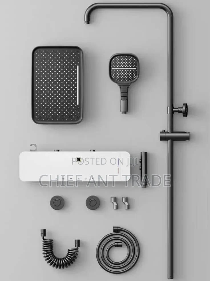 Digital 4 Flow Telephone Shower. Hot and Cold 8039